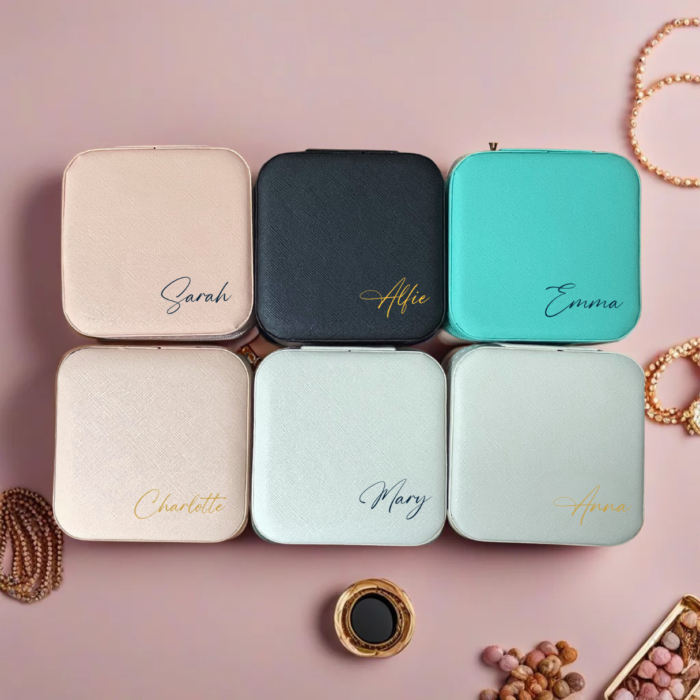 Jewellery Box Personalised (Corner Print)