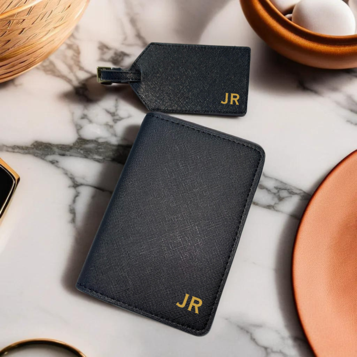 Luggage Tag & Passport Holders (Initials Print) - Image 2