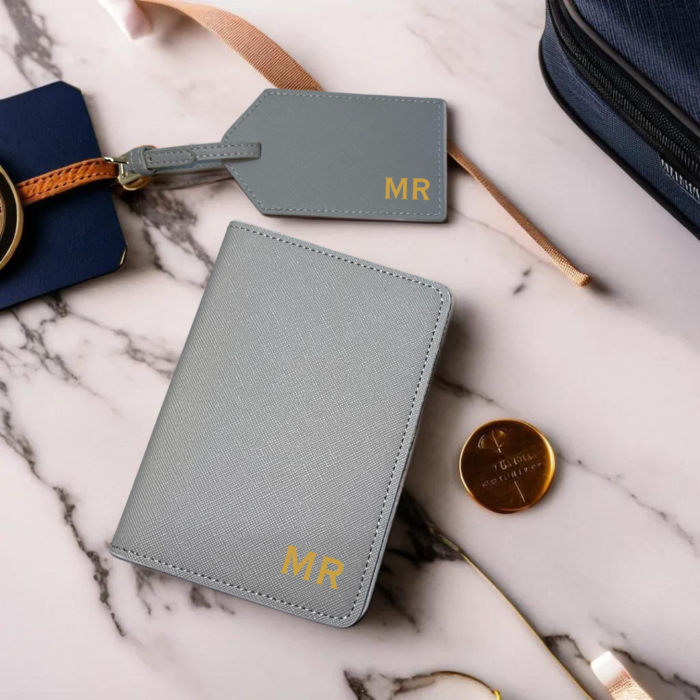 Luggage Tag & Passport Holders (Initials Print) - Image 3